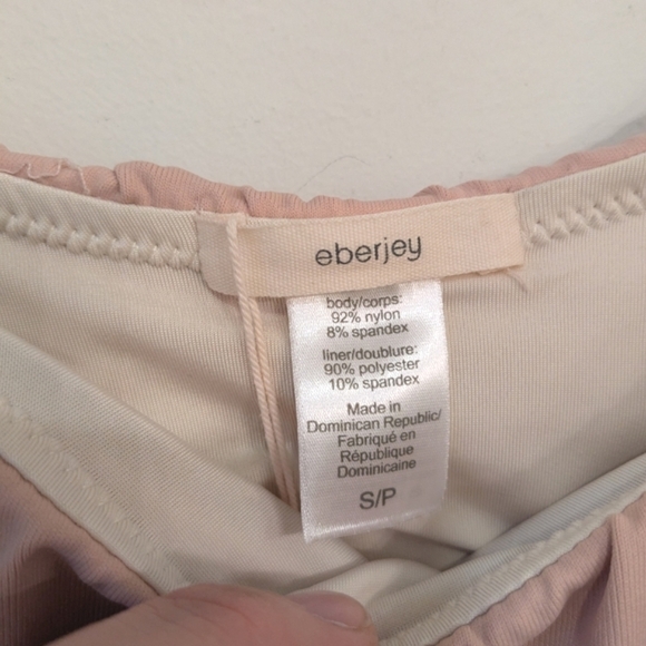 Eberjey Women's Pink Margarita Ruffle Bikini Top Size Small - Picture 6 of 8